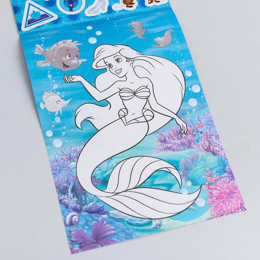 Книга с наклейками, набор для творчества детский «Принцессы» Disney