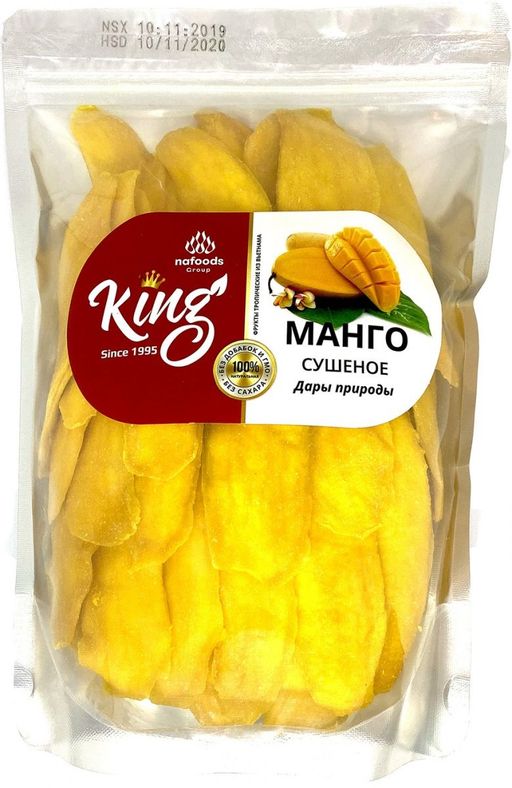 Манго 300гр НАТУРАЛЬНЫЙ без сахара King (шт) фото 2