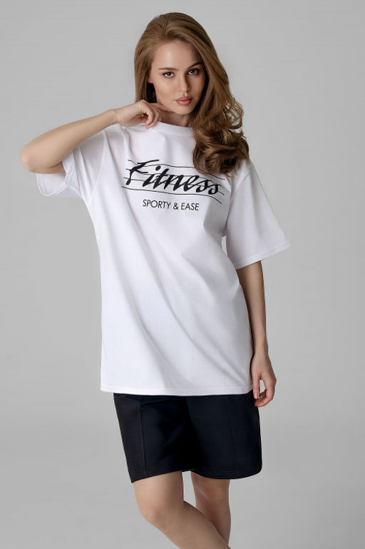 Арт. 3191 Футболка женская 42-48 (4 шт) Цвет:белый - Калинка фото 15