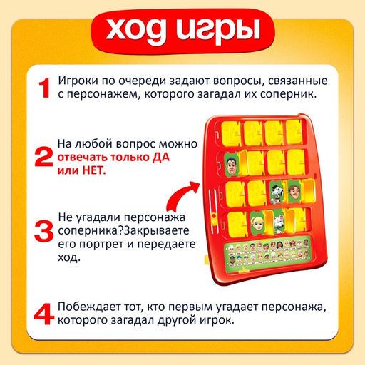 Настольная игра на логику Кто в окне, мемори - Лас играс kids фото 19