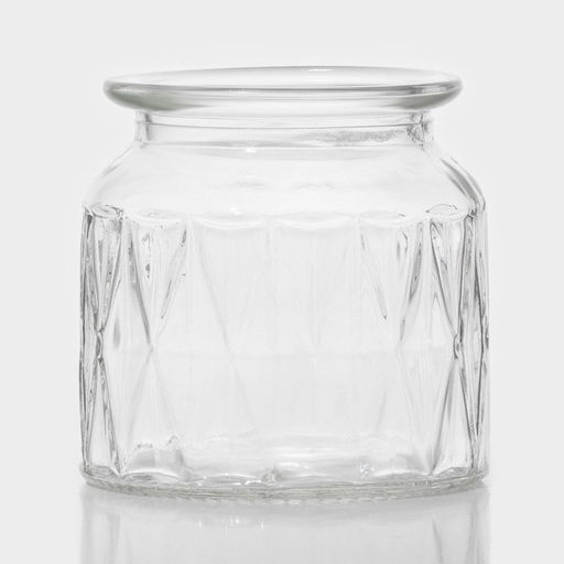 Банка для сыпучих Доляна Голубки, 500 мл, 11?17 см, с керамической крышкой, стекло, прозрачная