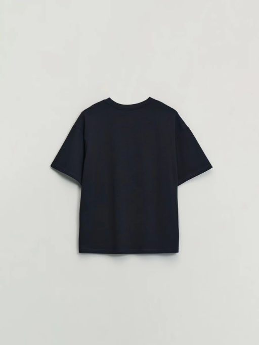 Базовая футболка оверсайз из хлопка / Zarina  фото 2