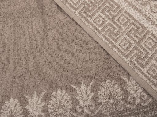 6с102.511ж2 Греция (лен3) Полотенце махровое 67х150см