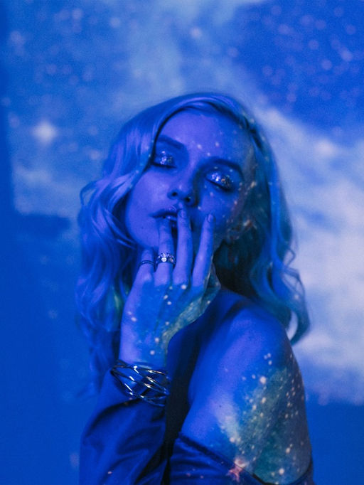 Браслет металл Афина многослойный, цвет серебро