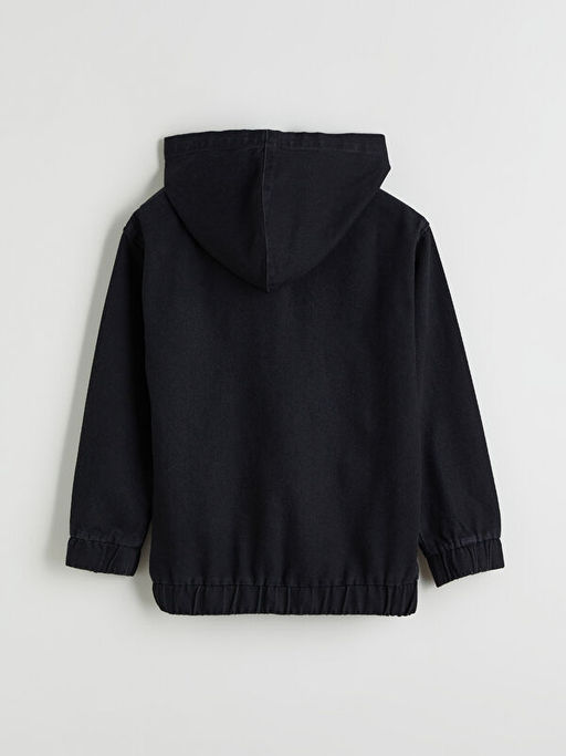 Kap??onlu Erkek ?ocuk Jean Ceket