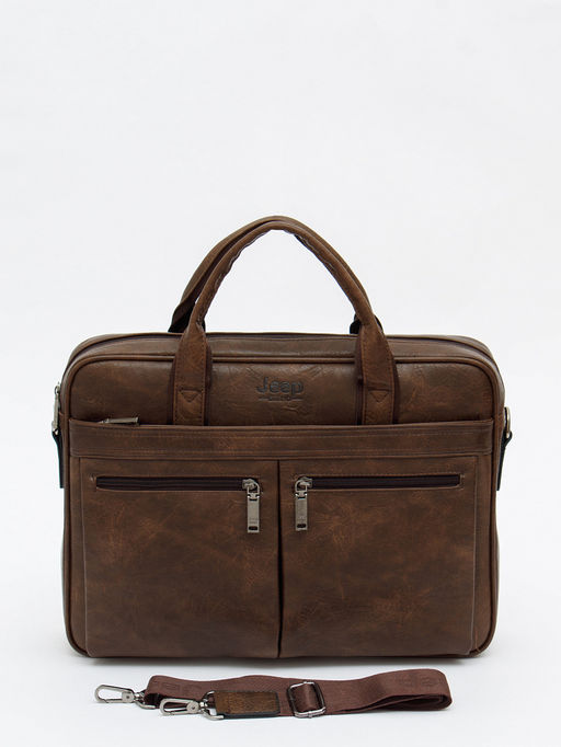 Портфель 1795-01 coffee Jeep