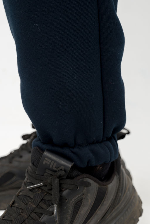 Брюки мужские на резинке из футера 3-х нитка Джокер Тёмно-синий - Амадэль фото 3