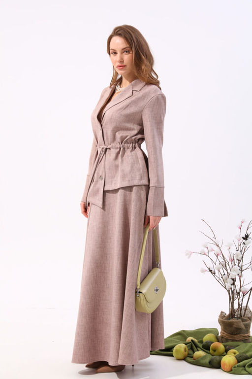 Юбка NIKVA н813-6 песок  фото 5