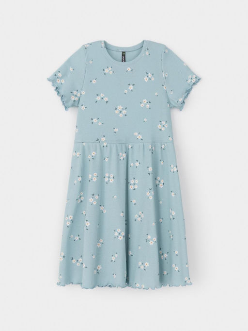 КР 5793/голубой,ромашковое поле платье для дев