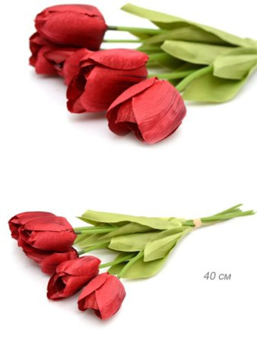 Цветок искусственный Тюльпан 40 см / W91004 /уп 6/12/1200/ - Галеонтрейд фото 7