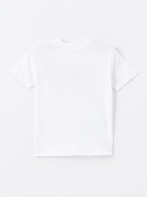 Bisiklet Yaka Atat?rk Bask?l? Erkek Bebek Ti??rt - Waikiki фото 2