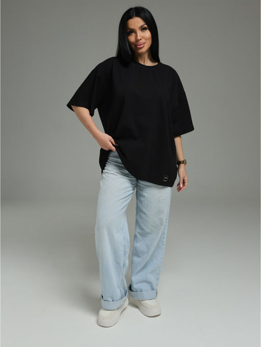 Анита-3 футболка женская (черный)