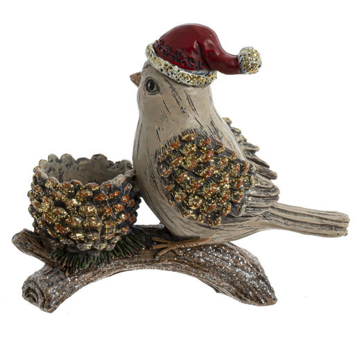 Фигурка декоративная "Птичка", L16 W6,5 H15 см, 2в.