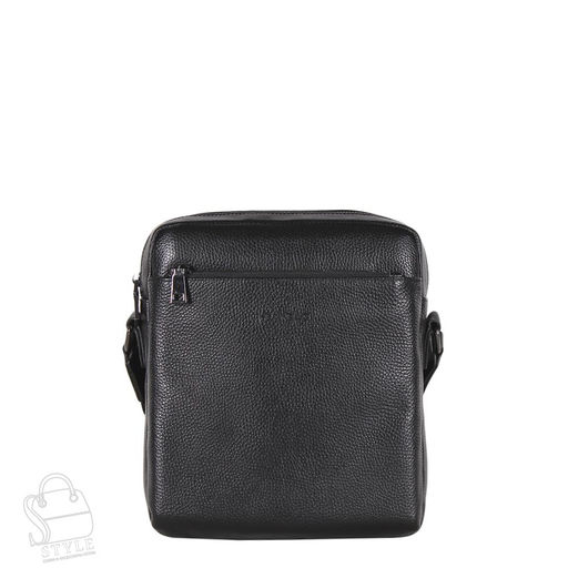 Сумка мужская кожаная 66309H black Heanbag в Новосибирске