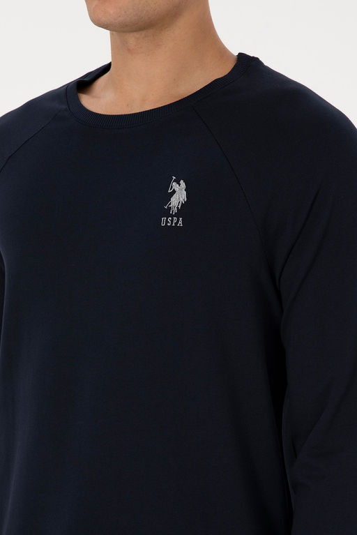 Erkek Lacivert Basic Sweatshirt - U.s. polo assn фото 7