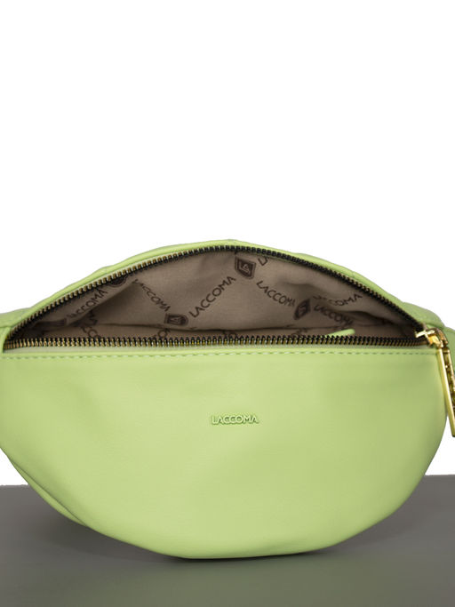 LACCOMA сумка Пэрри-Ф826-мятный эко кожа хлопок  фото 5
