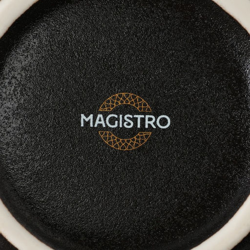 Салатник Magistro Pietra lunare, 780 мл, d=16 см, фарфор, чёрный