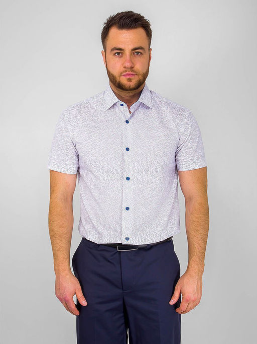 Сорочка мужская короткий рукав GREG 163/109/3080/ZV/1p