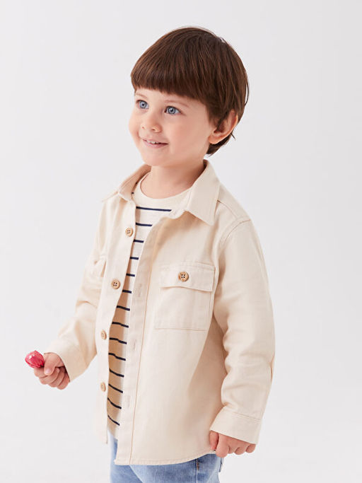 Uzun Kollu Basic Erkek Bebek G?mlek - Waikiki фото 2