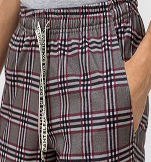 Мужские шорты PH-127 Клетка бежевая/черная - Pantelemone фото 3