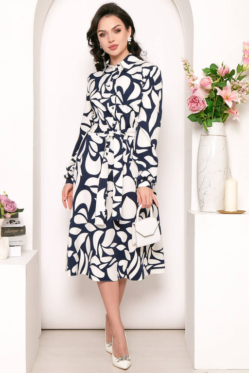 Платье Невозможно устоять (блю энд вайт) П5146 - Lt collection фото 7