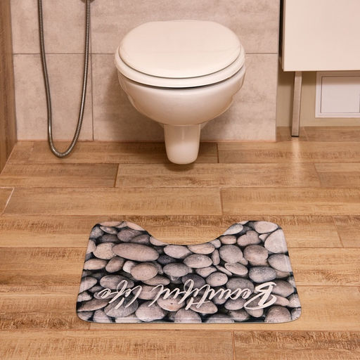 Коврик для ванной Этель Beautiful life, 50×40 см, велюр