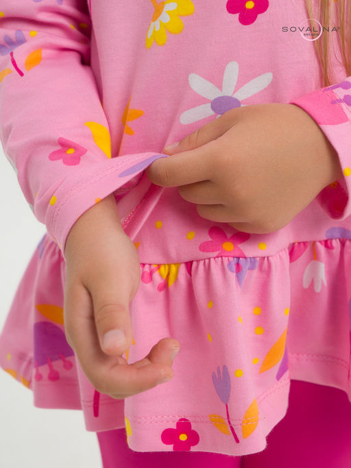Костюм Алиса цветы барби-фуксия - Sovalina фото 31