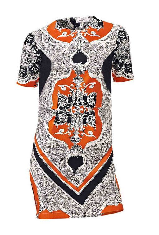 Платье, оранжево-пестрое - Heine фото 2