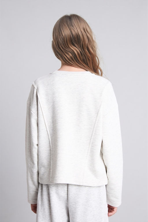 Pamuklu Relaxed Fit Sweatshirt K_z _ocuk - Defacto фото 5