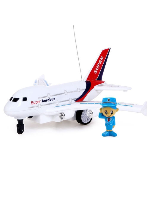 Самолёт радиоуправляемый Авиалиния, работает от батареек, МИКС - Simaland фото 4