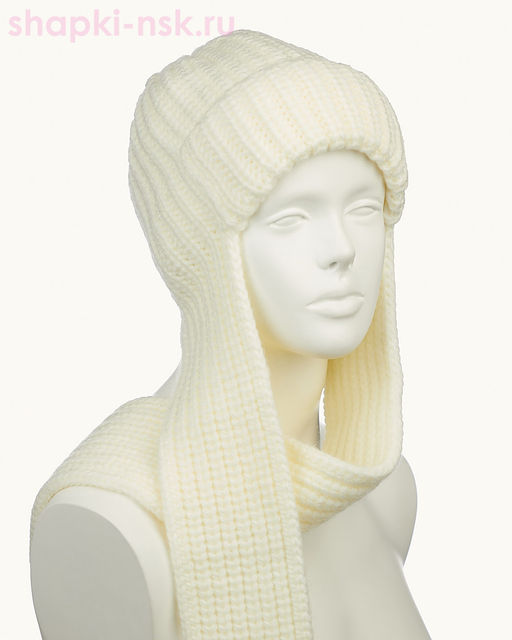 44353 F Ушанка женская флис (56-58)