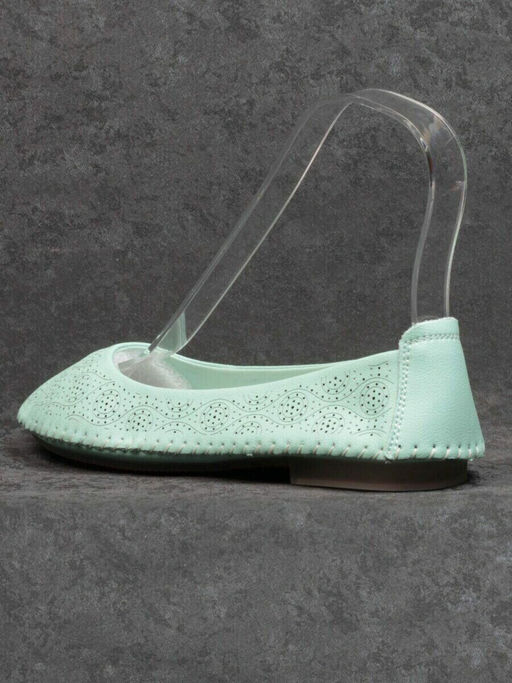 07-PDXL49-2 GREEN Балетки (натуральная кожа)