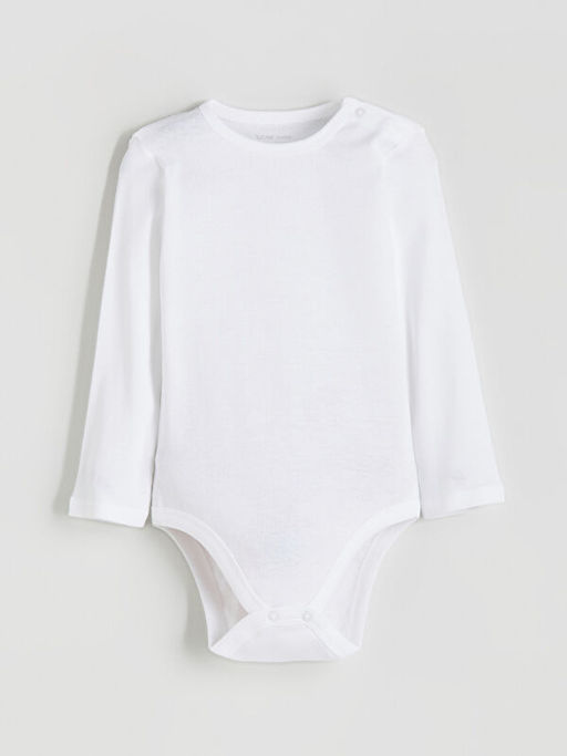 Bisiklet Yaka Erkek Bebek ??t??tl? Bodysuit 2li