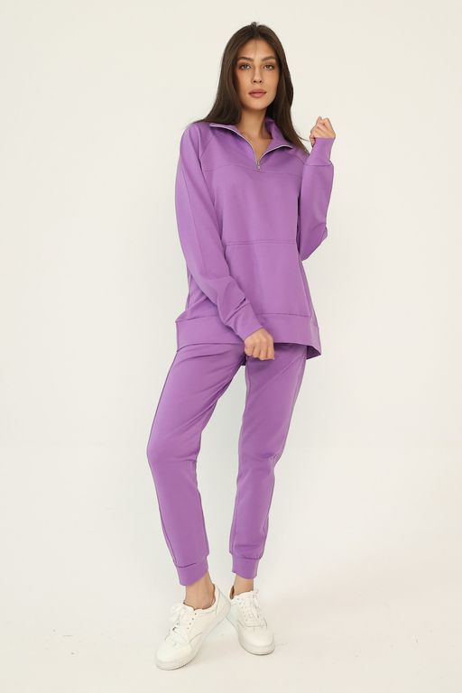 Брюки женские 277L3-15 фиолетовый - Solo mio фото 3