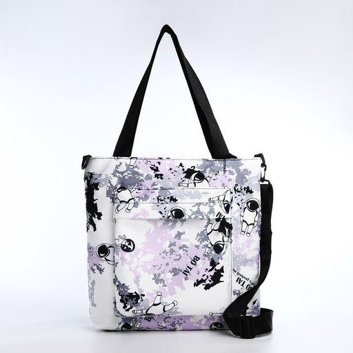 Сумка - шоппер, 35×9×32 см, розовая