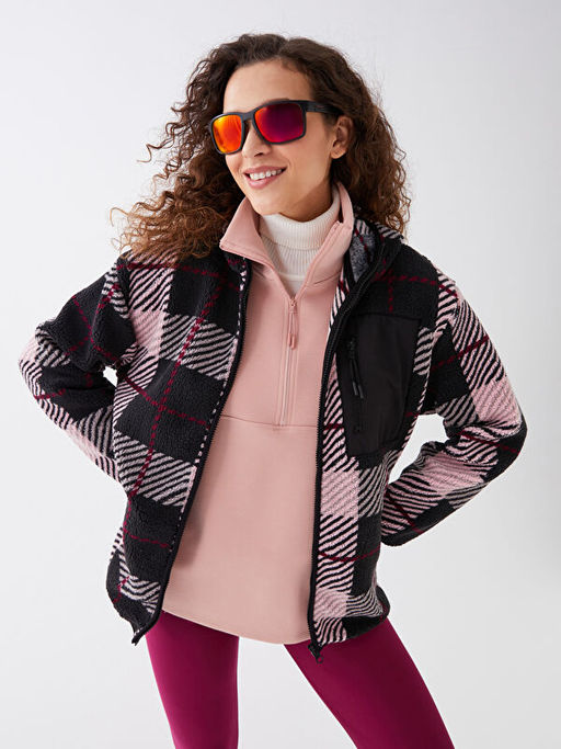 Kap??onlu Uzun Kollu Kad?n Spor Polar H?rka