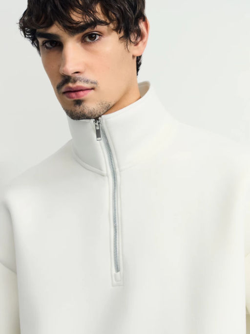 Толстовка на молнии из плотного трикатажа / Zarina  фото 7