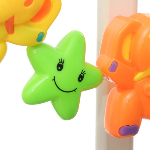 Растяжка на коляску/кроватку Крошка Я «Слоники», 3 игрушки, МИКС