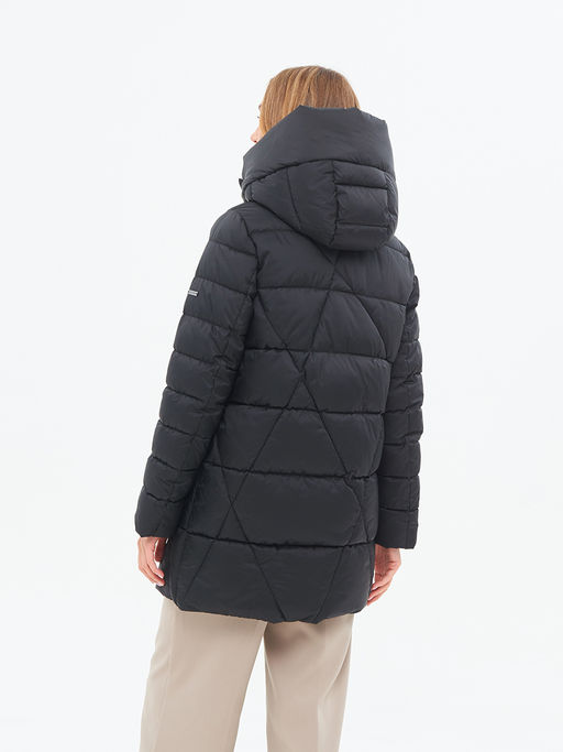 Пальто зимнее LFW490SN.19B.BLACK - Lab fashion фото 4