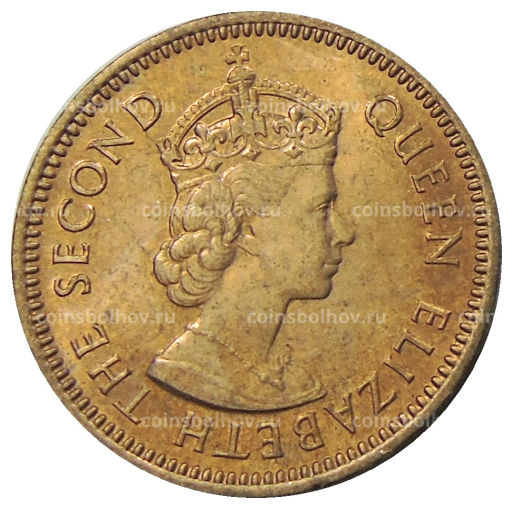 1/2 цента 1955 года Британские Восточные Карибы