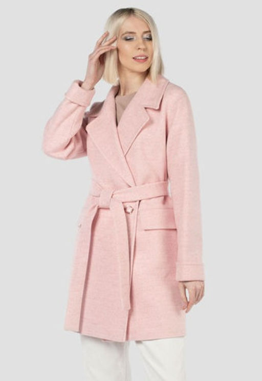 Пальто женское демисезонное (пояс) - El podio фото 13