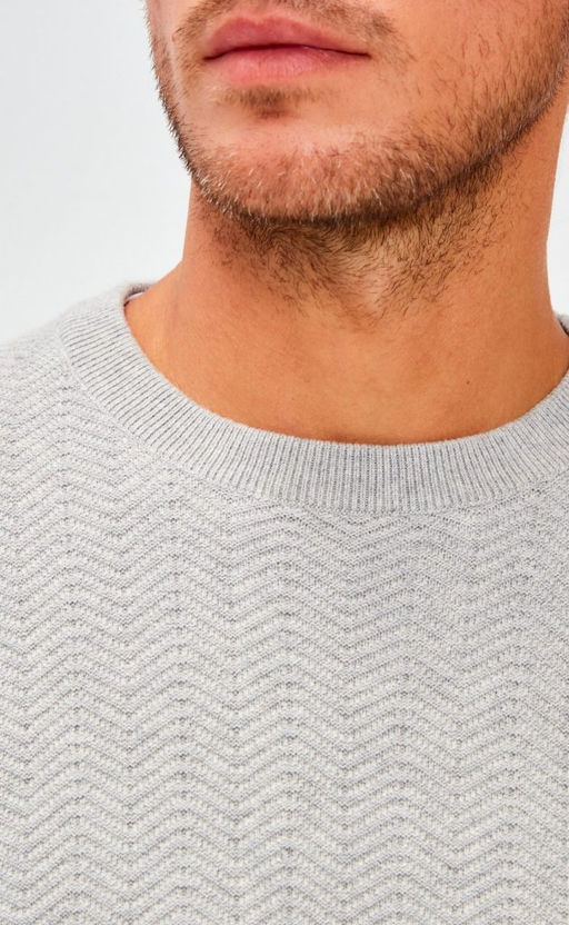 Джемпер F221-15-537 grey melange - Fine joyce фото 6