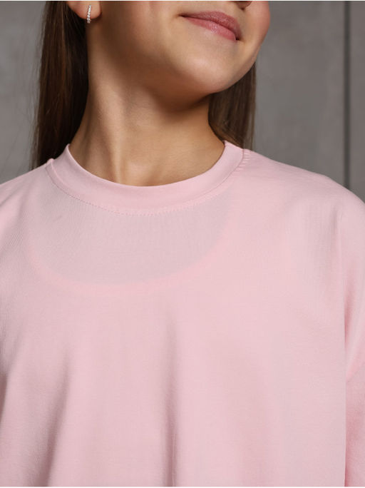 Футболка "Базовая" Розовый Девочка