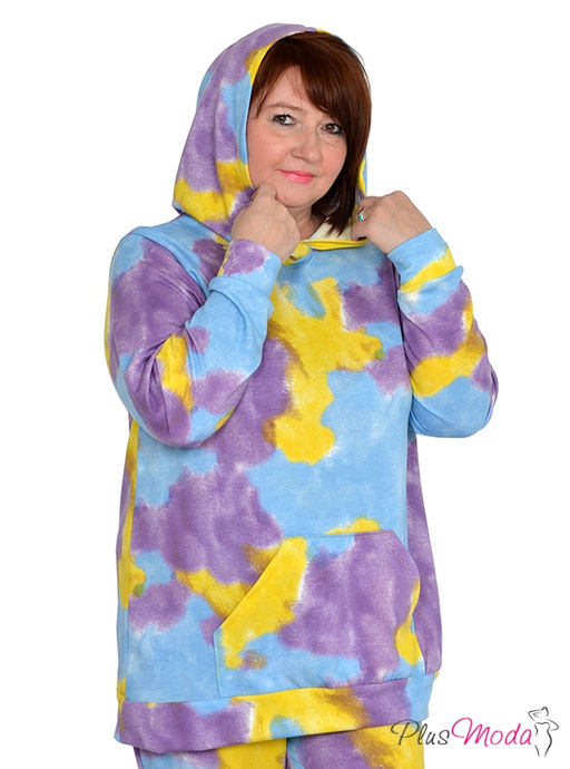 Толстовка Модель №869 размеры 44-84 - Plusmoda фото 3