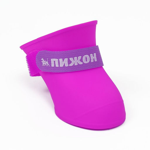 Сапоги резиновые Пижон, набор 4 шт., р-р М (подошва 5 Х 4 см), фиолетовые  фото 9