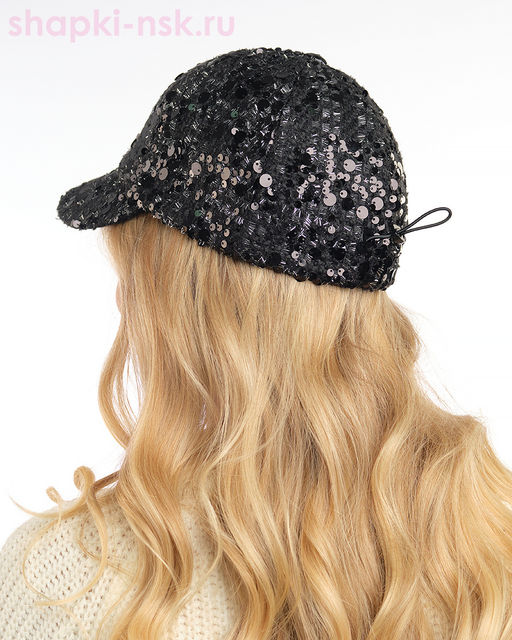 Шанелька пайетка МА мини Бейсболка (56-58)