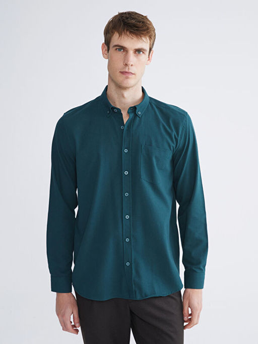 Regular Fit Uzun Kollu Arm?rl? Erkek G?mlek