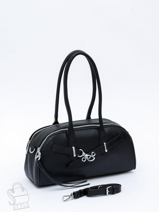 Сумка женская кожаная 9198SP black Velina Fabbaino-Safenta в Новосибирске