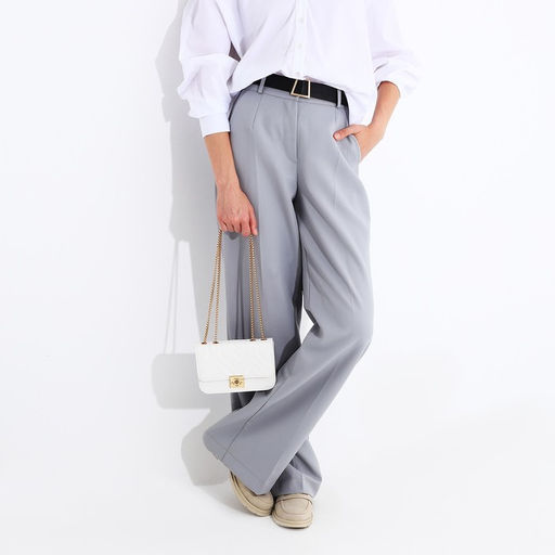 Сумка-мессенджер на клапане, цвет белый - Simaland фото 2