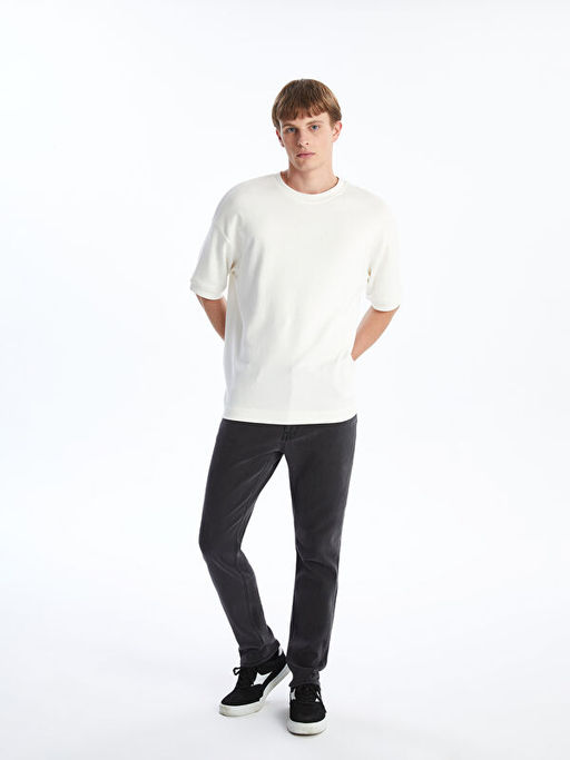 750 Slim Fit ??i Polarl? K??l?k Erkek Jean Pantolon